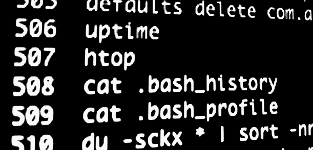 bash_history Bash History