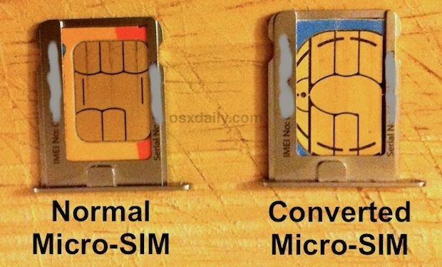 Cut Sim Card