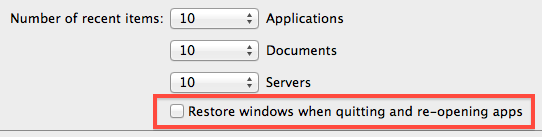 disable-app-resume Disable App and Window Resume to boot faster