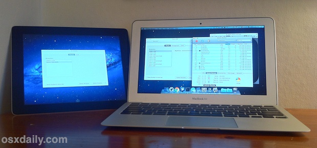 iPad as an External HIDPI Display with a MacBook Air