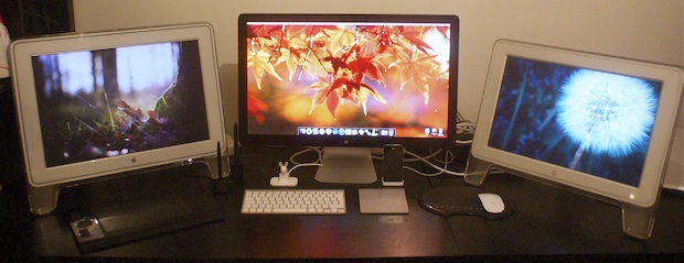 three-apple-displays Three Apple Displays