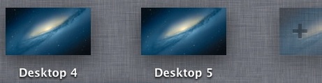 Add New Desktop in Mission Control