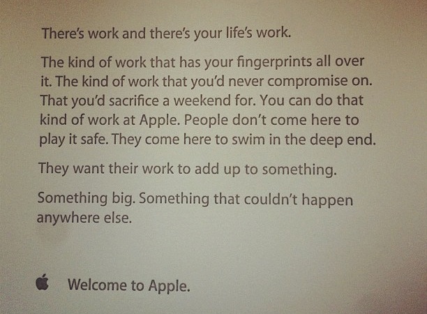 apple-new-hire-note Apple Note to New Hires