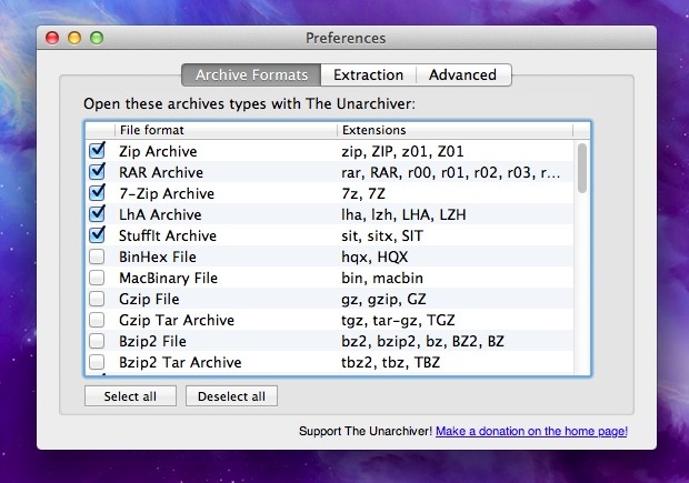 extract-files-mac-unarchiver Extract files in Mac OS X with Unarchiver