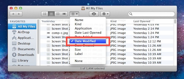 find-yesterdays-work Find Yesterdays Files and Work in Mac OS X