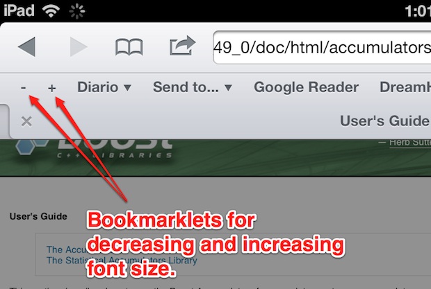 font-size-ipad-safari-bookmarklets Change font size on Safari for iPad with bookmarklets