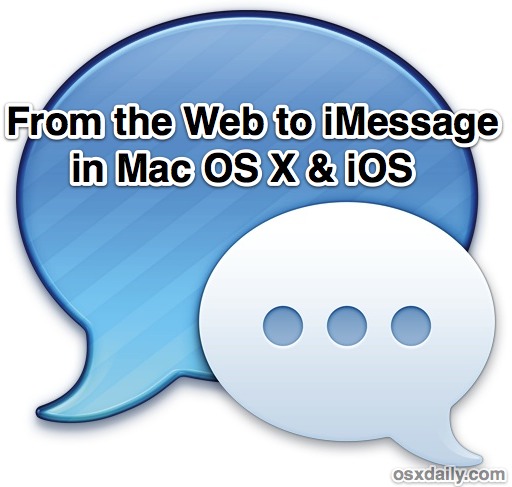 Start an iMessage conversation from the web