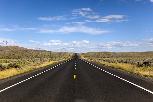 john-day-road Lonely road in John Day
