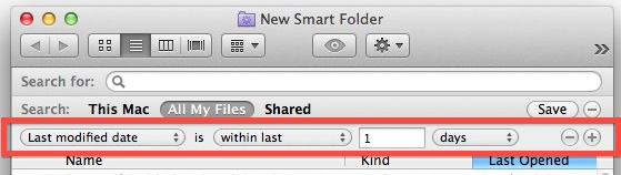 last-modified-smart-folder Last modified date Smart Folder
