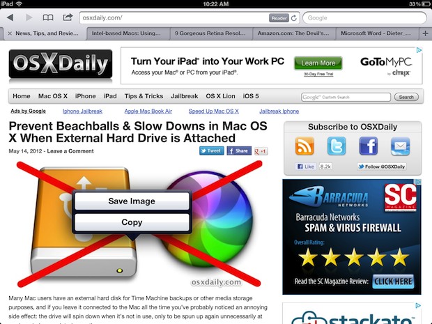 save-image-safari-ipad Save an image from the web with Safari for iPad