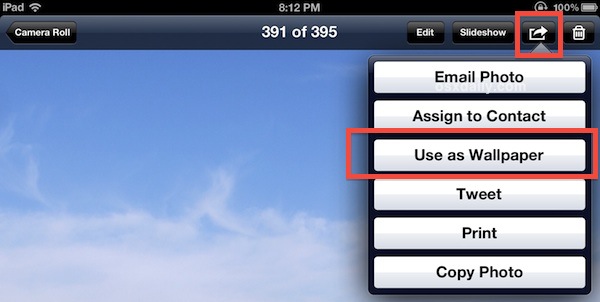 use-as-wallpaper-ios Use as Wallpaper in iOS for iPad