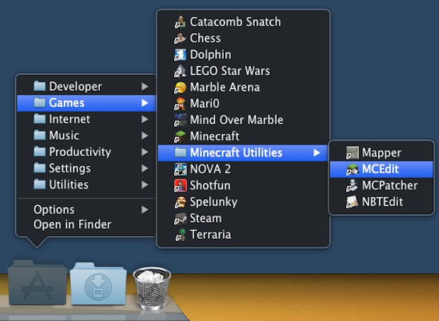group-applications-by-category-mac Group Applications by Category and use a sorted app launcher in the Mac OS X Dock