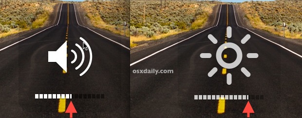 incremental-volume-brightness-adjustments-mac-os-x Incremental volume and brightness adjustments in Mac OS X