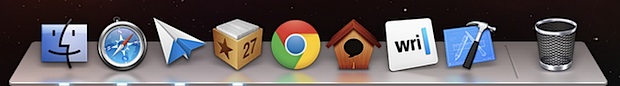 New Mountain Lion Dock look