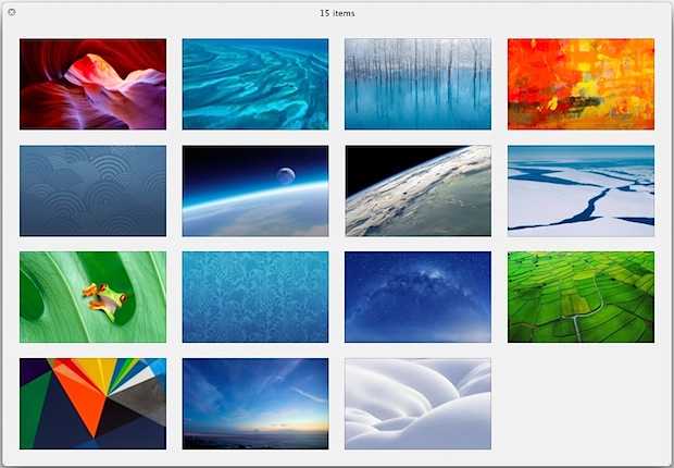 New OS X Mountain Lion wallpapers