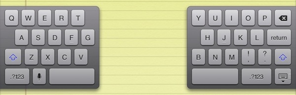 split-keyboard-ipad Split keyboard for iPad