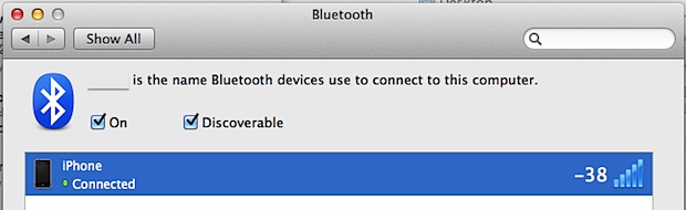 Check Bluetooth Signal Strength in Mac OS X