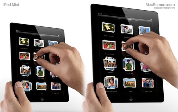 iPad mini vs iPad mockup