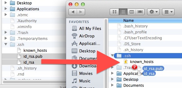 migrate-ssh-keys Migrate SSH Keys through Finder