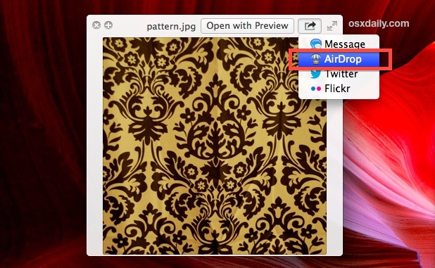 airdrop-from-quicklook AirDrop file from Quick Look