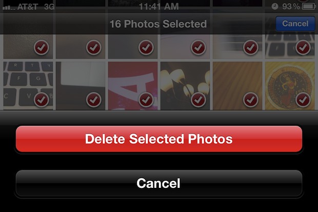 delete-photos-iphone Delete photos from the iPhone