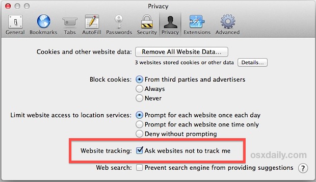do-not-track-safari Enable Do Not Track privacy feature in Safari