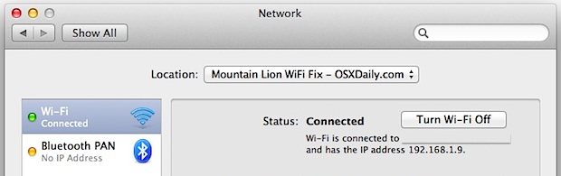 Fix OS X Mountain Lion Wi-Fi Problems