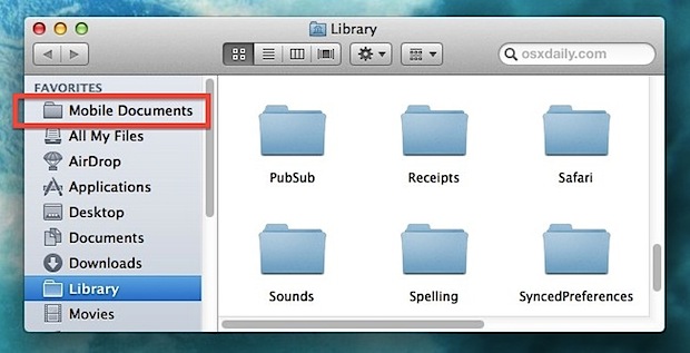 icloud-files-from-mac Access iCloud files from the Mac Finder