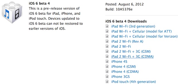 ios-6-beta-4 iOS 6 beta 4