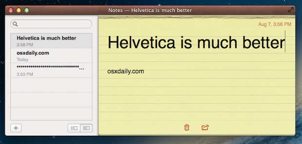 set-new-default-font-notes-app-mac Set the new default font in Notes app on Mac