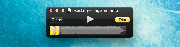 trim-clip-to-ringtone-size-portion Trim the clip to a ringtone size portion in QuickTime