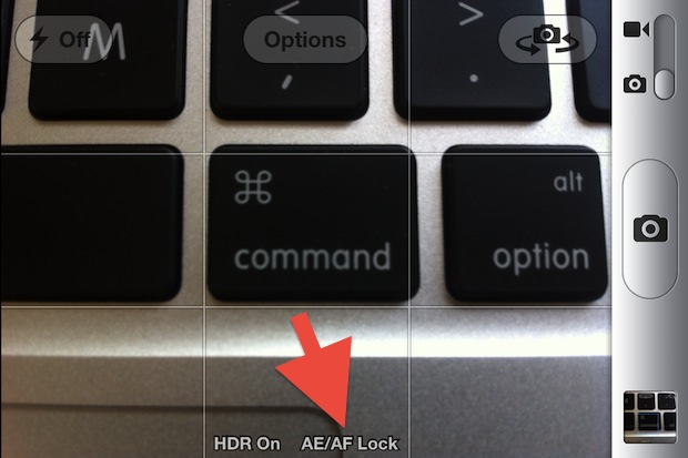 focus-lock-iphone Focus lock on iPhone camera