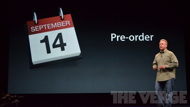 iPhone 5 pre order and release dates