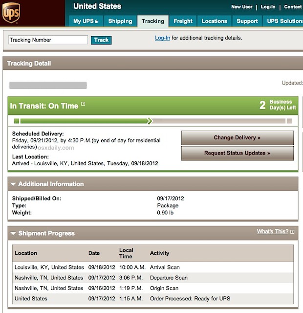 iPhone 5 pre-order tracking number and information