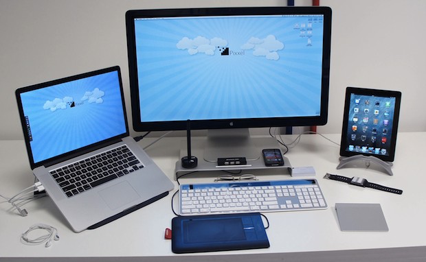 startup-leader-mac-desk Startup leaders Mac desk setup