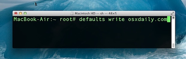 defaults-write-commands defaults write commands in Mac OS X