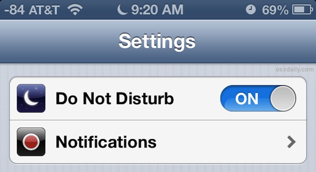 Set Up “Do Not Disturb” Mode on iPhone & iPad with Schedules