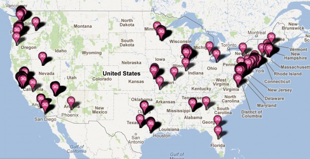 iPhone 5 T-Mobile 4G HSPA+ network support