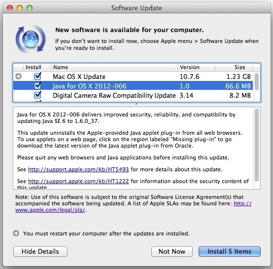 Nueva Actualizacion De Java Update Para Mac OS X Quita Java TapGeek