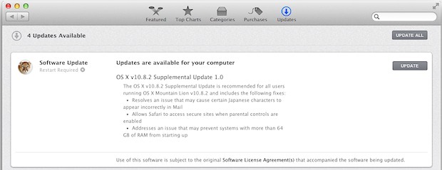 OS X 10.8.2 Supplemental Update 1