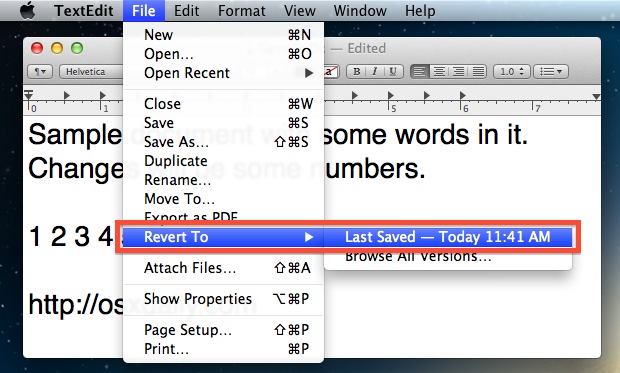 revert-to-last-saved Revert to the last saved version of a file