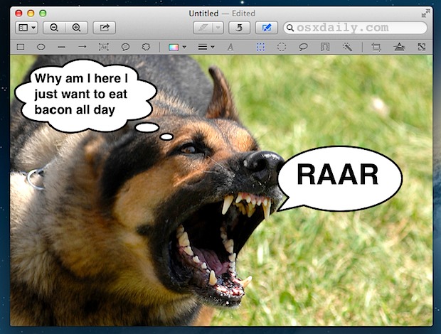 speech-bubble-pictures-mac Add speech bubbles to pictures in Mac OS X