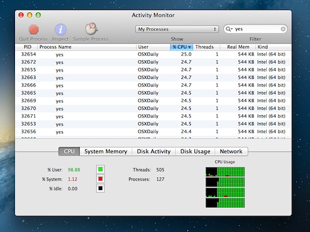 stress-test-mac-cpu Stress test a Mac by maxing out CPU