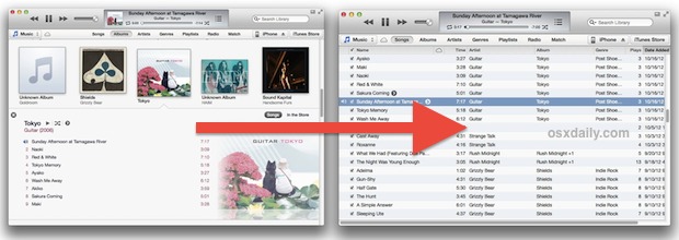 change-itunes-11-ui-back Change iTunes 11 UI Sorting