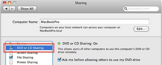enable-cd-dvd-drive-sharing Enable CD DVD Drive Sharing in Mac OS X