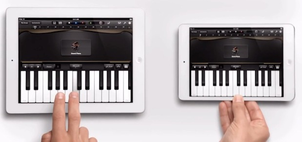 iPad Mini playing heart and soul