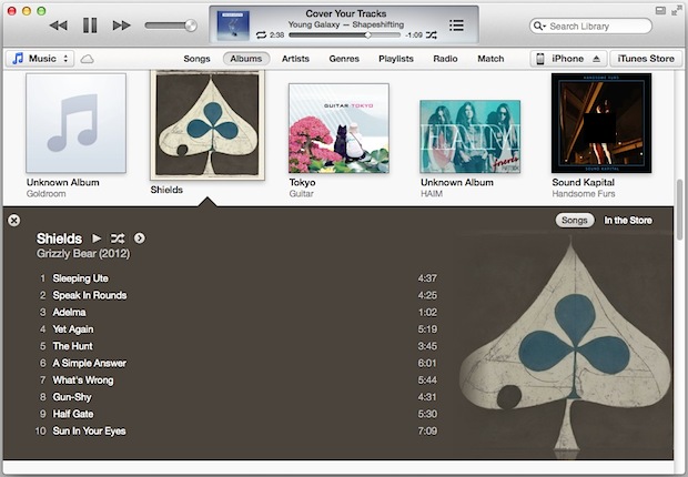 itunes-11-ui iTunes 11 new UI