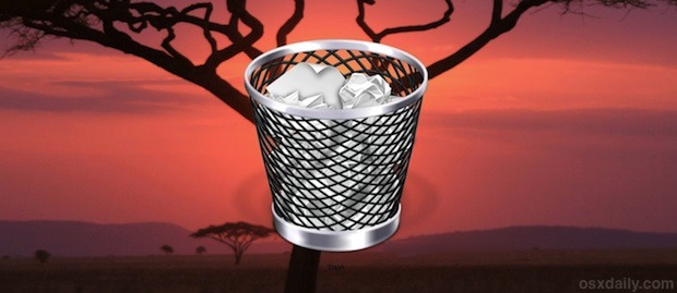 Trash Shortcuts in Mac OS X