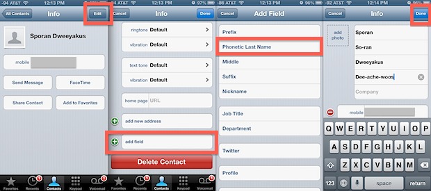 add-phonetic-spelling-to-contact-names Phonetic spelling to contact names improves pronunciation