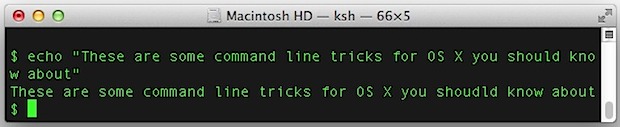 command-line-tricks-you-should-know Command line tricks for OS X you should know